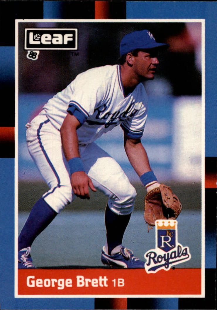 1988 Leaf/Donruss Baseball Cards       093      George Brett